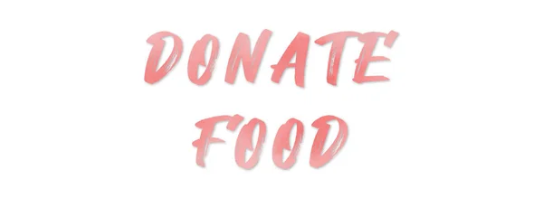 Donate food web Sticker Button — стоковое фото