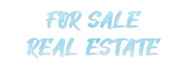 ( 영어 ) Sale Real Estate web Sticker Button — 스톡 사진