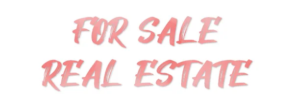 Sale Real Estate Web Sticker Button — стокове фото