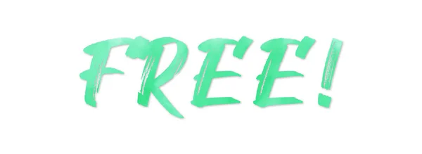 Free! web Sticker Button — Stock Photo, Image
