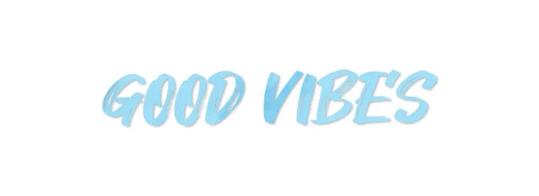 Good vibes web Sticker Button — Stock Photo, Image