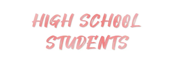 High School Students web Sticker Button — Stock Photo, Image