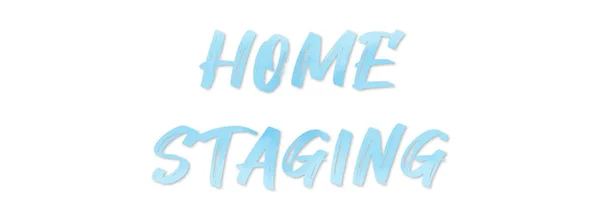 Home staging web Sticker Button — Stock Photo, Image