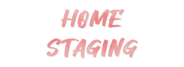 Home staging web Sticker Button — Stock Photo, Image