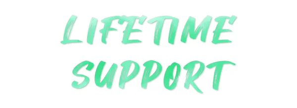 Lifetime Support web matrica gomb — Stock Fotó