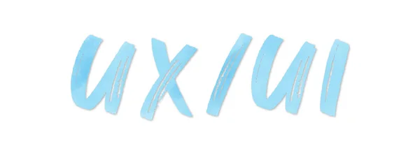 UX UI Σχεδιασμός web Sticker Button — Φωτογραφία Αρχείου