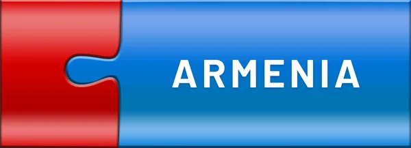 Armenia web Label Sticker — Stock Photo, Image