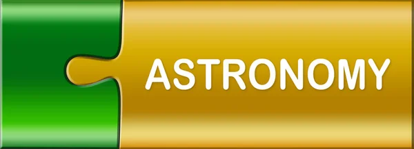 Astronomie web Sticker Knop — Stockfoto