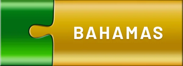 Ετικέτα web Sticker Μπαχάμες — Φωτογραφία Αρχείου