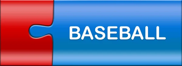 Web Sport Label Beisebol — Fotografia de Stock
