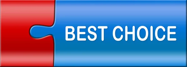 Best choice web Sticker Button — стоковое фото