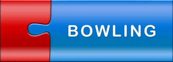 Web Sport Label Bowling — Fotografia de Stock