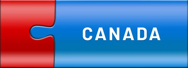 Web Label Aufkleber Kanada — Stockfoto