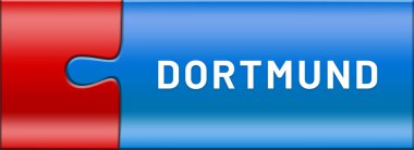  Parlak yapboz parçaları üzerine düğme metni