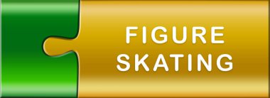  Parlak yapboz parçaları üzerine düğme metni