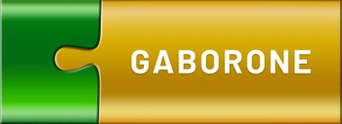  Parlak yapboz parçaları üzerine düğme metni