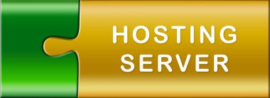  Parlak yapboz parçaları üzerine düğme metni