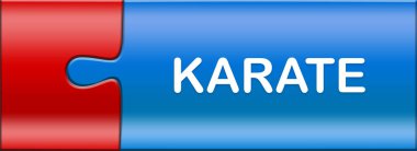  Parlak yapboz parçaları üzerine düğme metni