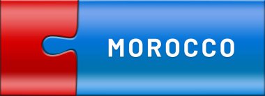  Parlak yapboz parçaları üzerine düğme metni