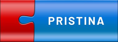  Parlak yapboz parçaları üzerine düğme metni