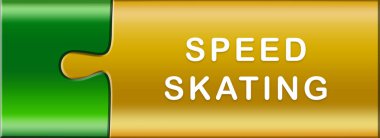  Parlak yapboz parçaları üzerine düğme metni