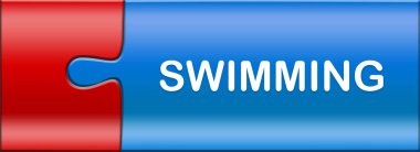  Parlak yapboz parçaları üzerine düğme metni