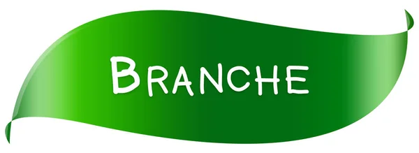 Branche Web Sticker Button — Stockfoto