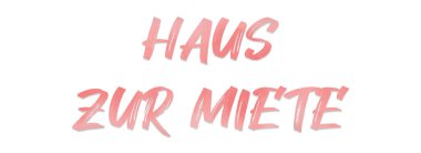   Haus zur Miete web Sticker Düğmesi