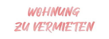  Wohnung zu vermieten web Sticker Button