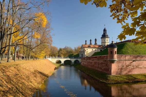 Nesvizh Castle Belarus October 2019 Palace Castle Complex Located Nesvizh — Stock Photo, Image