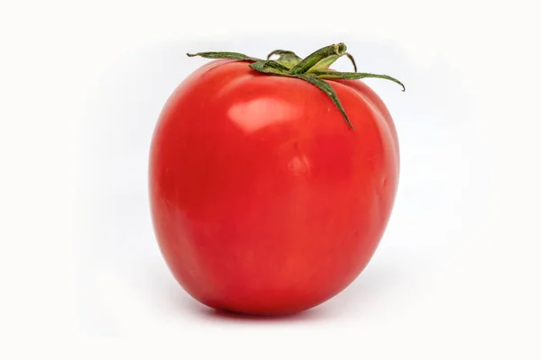 Tomato Fresh Vegetable Isolated White Background — Stock Photo, Image
