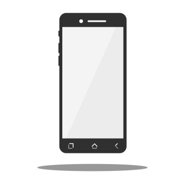Düz telefon simgesi. Vektör