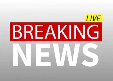 Flaş haber, dünya haber, Tv haber tasarım. Vektör