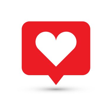 Mesela simgesi kalp. Set web simgelerinden birini