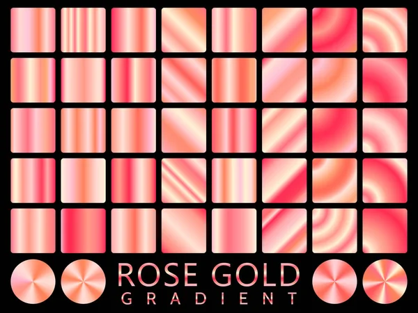 Rose Gold background texture vector icon seamless pattern. Light, realistic, elegant, shiny, metallic and rose gold gradient illustration. Mesh vector. Design for frame, ribbon, coin, abstract