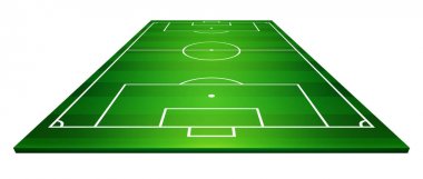 futbol sahası, futbol sahası vektör çizim