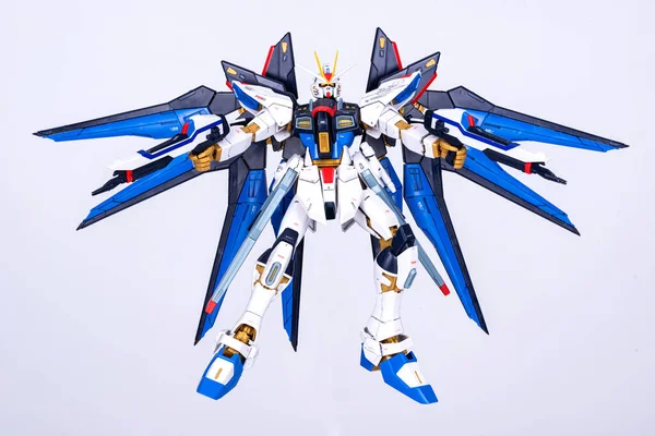 Editorial Bangkok Tailândia Maio 2020 Strike Freedom Gundam Isolado Sobre — Fotografia de Stock