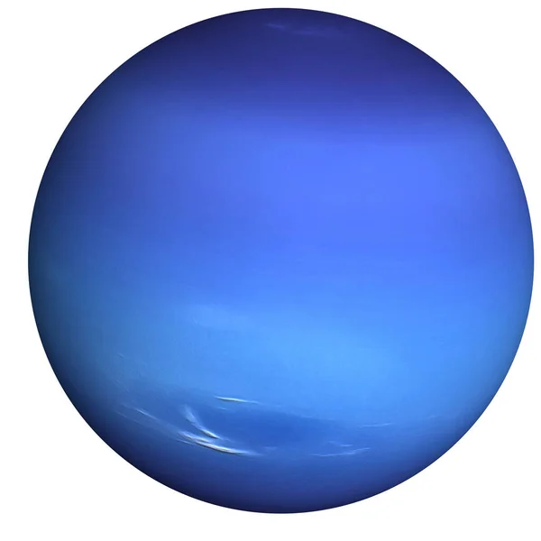 Planeta neptune do sistema solar isolado. Ficção planeta azul. Elementos desta imagem fornecidos pela NASA . — Fotografia de Stock