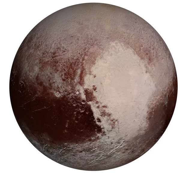 Planet Pluto v barvě — Stock fotografie