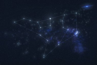 Dış uzayda Ursa Büyük Takımyıldızı