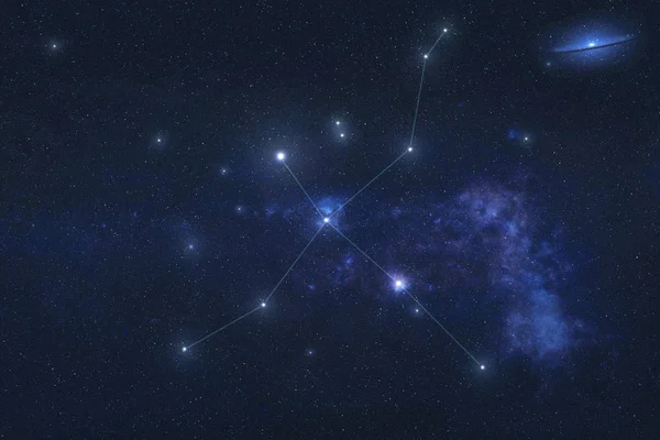 Constelación Cygni en el espacio exterior —  Fotos de Stock