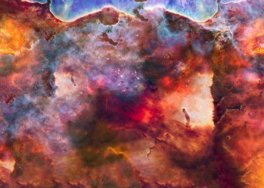 Büyük yıldız oluşum bölgesi Uzayda bir yerde. 