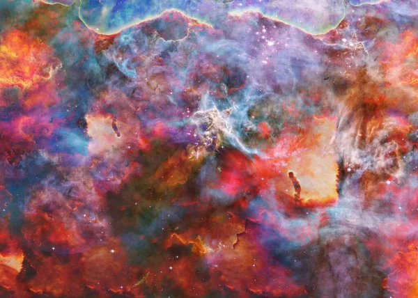 A colourful star forming region somewhere in deep space — Stock Photo, Image