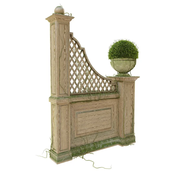 Hölzerne Pergola — Stockfoto © AgneshUladar #188218240