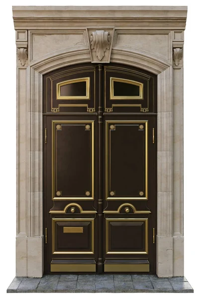 Entrance classical doors — Stock Photo, Image