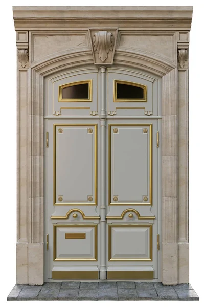 Klasyczne drzwi wejściowe — Zdjęcie stockowe