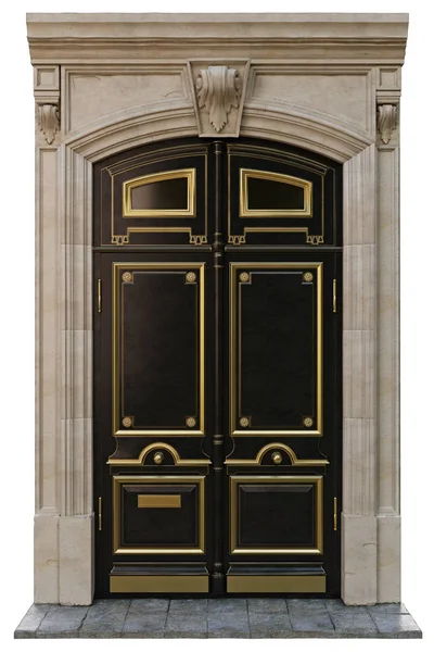 Κλασική πόρτες εισόδου — Φωτογραφία Αρχείου