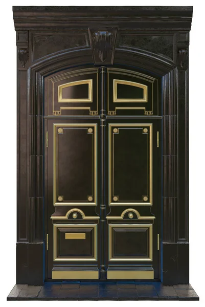 Κλασική πόρτες εισόδου — Φωτογραφία Αρχείου