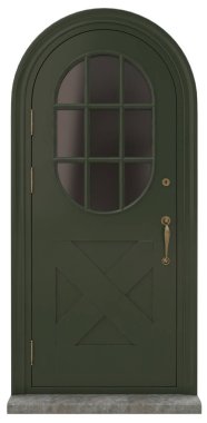 Pirinç ve altınla donatılmış giriş grubu için klasik giriş kapıları ve malikaneler.