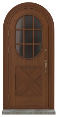 Pirinç ve altınla donatılmış giriş grubu için klasik giriş kapıları ve malikaneler.